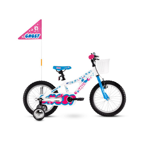 Купить Велосипед  Ghost POWERKID 16" ,бело-сине-розовый, 2021 (арт 18PK1008) в Киеве - фото №1
